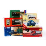 9 Corgi. 3x Road Transport Heritage series - Guy Warrior tanker, Wynn's. Foden Alpha tipper,