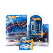 100+ vehicles by Hot Wheels. Including modern 2-car packs, articulated trucks, The Simpsons vehicle,