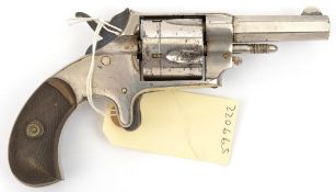 A 5 shot .38” rimfire Forehand & Wadsworth “Bulldog” single action revolver, number 22231, 6½”