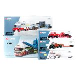 5 Corgi Classics Heavy Haulage series vehicles. An MAN King Trailer & Crusher Load, Cadzow Heavy