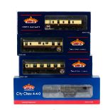 A quantity of Bachmann OO gauge railway. A GWR City Class 4-4-0 tender locomotive, 3433 City of