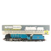 A Wrenn City (Coronation) Class 4-6-2 tender locomotive (W2229). City of Glasgow in BR lined blue