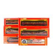 A quantity of Hornby and Rivarossi model railway. An LMS Class 4P 2-6-4 tank locomotive (R055)