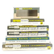 A quantity of useful empty boxes for Wrenn Railways OO gauge locomotives and rolling stock. 4x