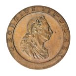 George III AE “Cartwheel” Penny, 1797, NEF with traces of lustre. Plate 2