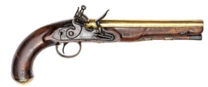 A similar pistol to lot 145, dated 1827, the barrel marked to route “P”, breech struck only with