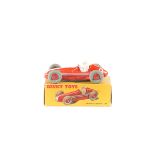 Dinky Toys Maserati Racing Car (231). In red with white flash to front, red wheels and grey rubber