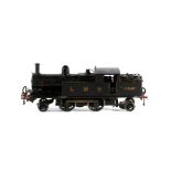 An O gauge clockwork LMS 2-4-2T locomotive.The body is probably by Leeds (LMC). RN 10840 in