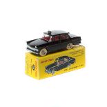 French Dinky Toys Opel Rekord Taxi (546). In black with red interior, 'TAXI' to roof, dished spun