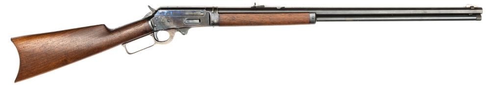 A good .32-40” Marlin Safety Model 1893 “take down” full tube magazine underlever rifle, 44½”