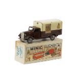 Tri-ang Minic GWR Delivery Van (80M). A scarce example in GWR choclate and cream livery. Tri-ang