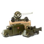 3 Britains Military. RAMC Ambulance (1512), with opening drivers door and opening rear doors,