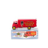 Dinky Supertoys Guy Van 'Golden Shred' (919). In bright red with yellow wheels and black rubber