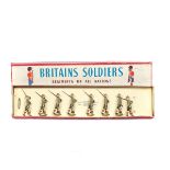 Britains Cape Town Highlanders Set 1901. C.1950's with Gordon tartan, khaki tropical helmets and