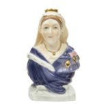A “Kingsman” head and shoulders bust of Queen Victoria, with coronet and veil, 4” overall, no 240 of