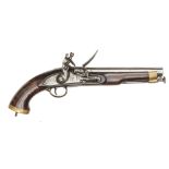 A .65” East India Company 1818 pattern flintlock cavalry pistol, 15” overall, barrel 9” with