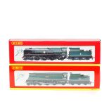 2 Hornby BR Tender Locomotives. A West Country Class 4-6-2, Wilton 34041 (R2218). Together with a