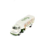 A scarce Danish Tekno Volvo 458 forward control Carlsberg beer lorry. In white and mide green