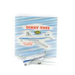 Dinky Toys D.H. Comet Airliner (702). In B.O.A.C. silver, white and blue liverywith 'G-ALY'