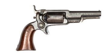 An early 5 shot .28” Colt “Root’s Patent” Model 1855 percussion pocket revolver, 8” overall,