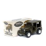 A scarce 1960's/70's Tonka US Army three star General's Jeep (2205). In gloss olive green with