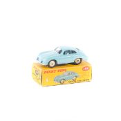 Dinky Toys Porsche 356A Coupe (182). Example in light blue with cream wheels and black tyres. In