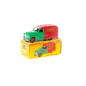 Dinky Toys Austin Van 'SHELL' (470). In red and mid green with 'SHELL/BP' to sides, red wheels