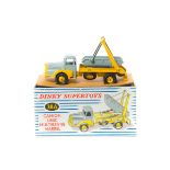 French Dinky Supertoys Camion Unic Multibenne Marrel (38A). In light grey and yellow livery, with