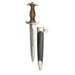 A Third Reich NSKK dagger, by Haco, Berlin, with nickel silver mounts, the crosspiece stamped “B” (