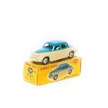 Dinky Toys Rover 75 Saloon (156). Example in mid blue and cream, with cream wheels and black