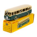 French Dinky Toys Autobus Parisien (29D). Example in cream and dark green with dark green ridged