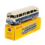 French Dinky Toys Autocar Chausson (29F). Example in cream and dark blue with silver line detailing,
