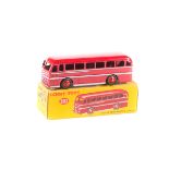 Dinky Toys Duple Roadmaster Coach (282). Example in red with silver enhancements, with bright red