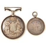 The Loyal Order of Ancient Shepherds large medal, reverse engraved “South London District, Presented