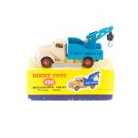 Dinky Toys Commer Breakdown Lorry (430). A rare example without windows, in cream with mid blue rear