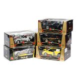 10 1:18. Bburago. Dodge Viper, Chevrolet Corvette Convertible, Bugatti EB110, Ferrari 550 Maranello,