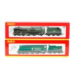 2 Hornby tender locomotives. A Southern Railway West Country Class 4-6-2 loco, Blackmoor Vale
