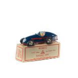 Tri-ang Minic Racing Car (13M). A post-war example based on the MG Magic Midget, in dark blue with