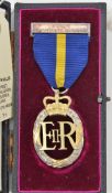 Army Emergency Reserve Decoration, EIIR, reverse dated 1957. NEF in R Mint case