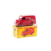 Dinky Toys Trojan Van 'Brooke Bond Tea' (455). In deep red with red wheels and black rubber