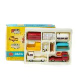 A Corgi Constructor Set (GS24). Comprising 2x Commer chassis, 4 interchangable bodies, milk