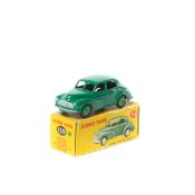 Dinky Toys Morris Oxford Saloon (159). Example in dark green with mid green wheels and black