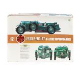 A 1970's Airfix Kit Series 20 (2001) 12th scale 1930 Ben they 41/2 Litre Supercharged. An unmade kit