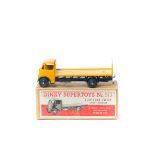 Dinky Supertoys Guy Flat Truck with tailboard (513). A rare early example in bright yellow with dark