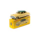 French Dinky Toys Buick Roadmaster (24V). Example in cream with dark green roof, plated ridged