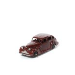 Dinky Toys Buick Viceroy Saloon (39d). Example in maroon with dark brown crinkle effect baseplate,