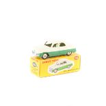 Dinky Toys Ford Zephyr Saloon (162). Example with cream upper, dark green lower and darker cream