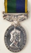 Efficiency medal, EIIR issue, with T. & A.V.R. suspender (23521828 Dvr W G Eastwell RCT). EF