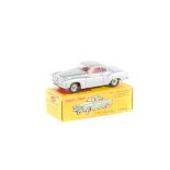 French Dinky Toys Borgward Isabella (549). In metallic silver with red interior, dished spun
