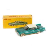 French Dinky Toys De Soto 'Diplomat' (545). In metallic green with ivory roof, spun wheels and